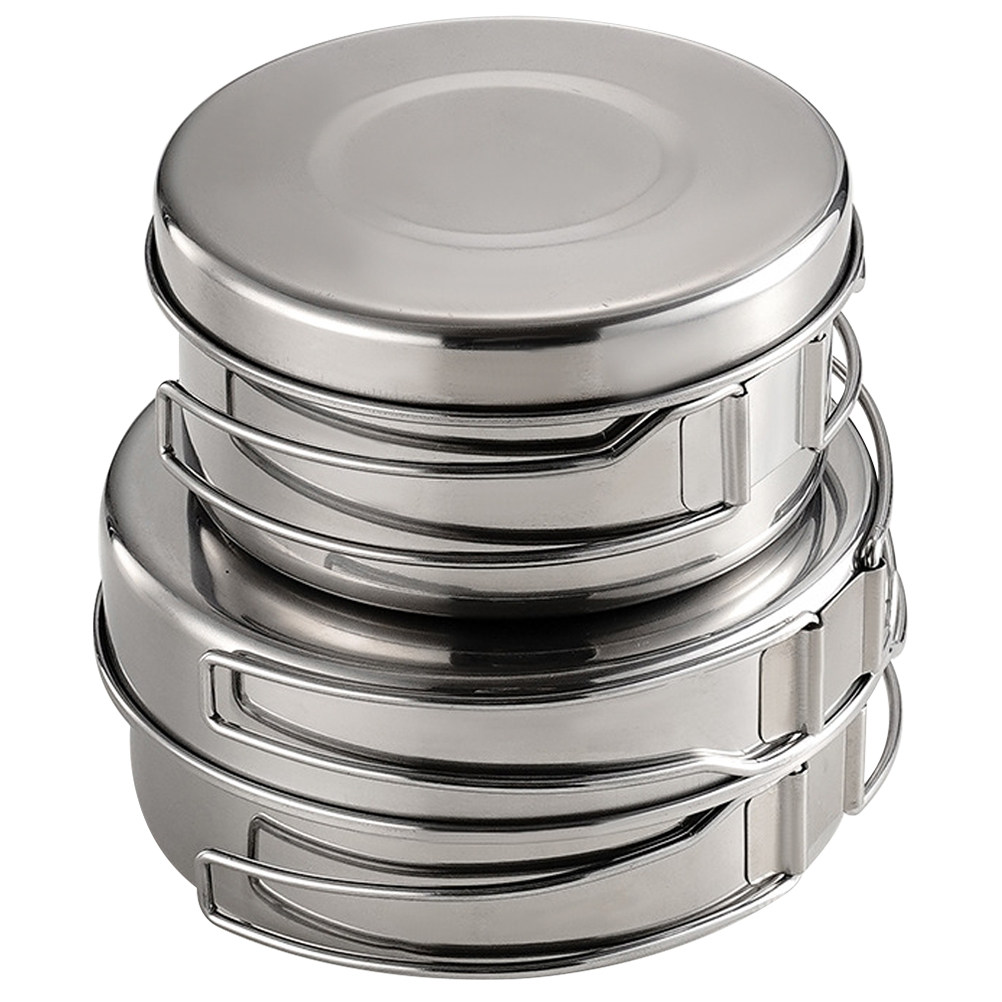 Camping Cooking Set - 1Set Outdoor Stainless Steel Camping Cookware