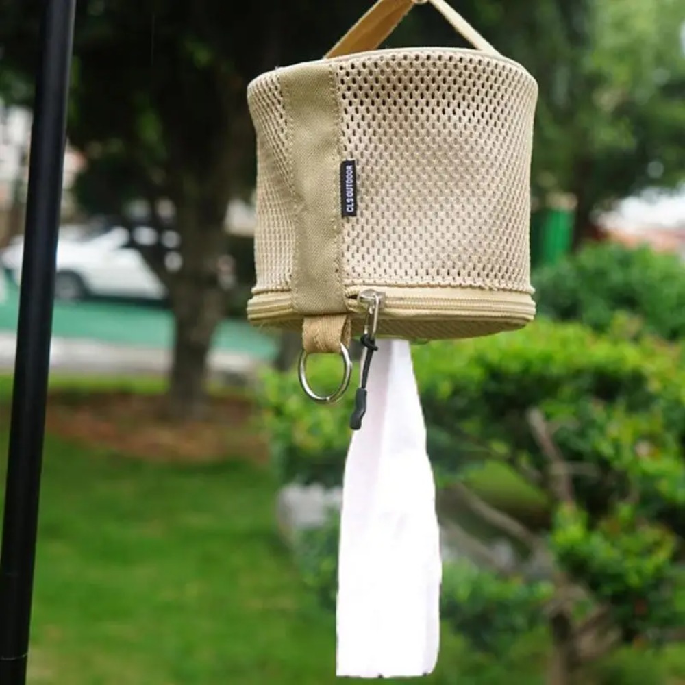 Camping Cooking Organizer - Outdoor Camping Tissue Case Roll Paper
