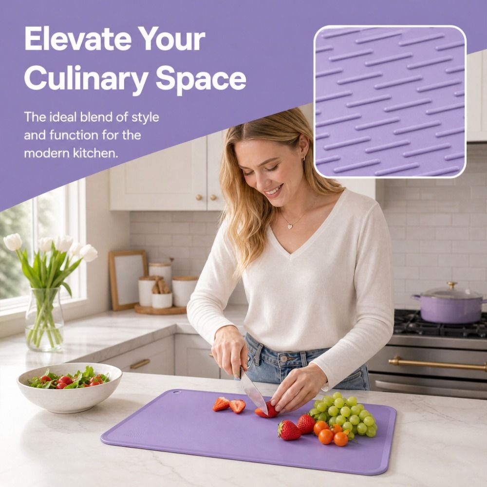 Camp Cutting Board - Easy To Clean Square TPU Cutting