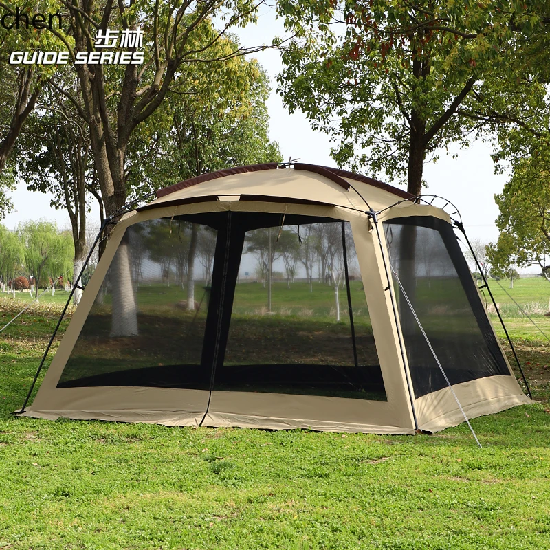 Camping Cooking Canopy - Outdoor Mosquito-proof Pergola Camping Self-driving Awning