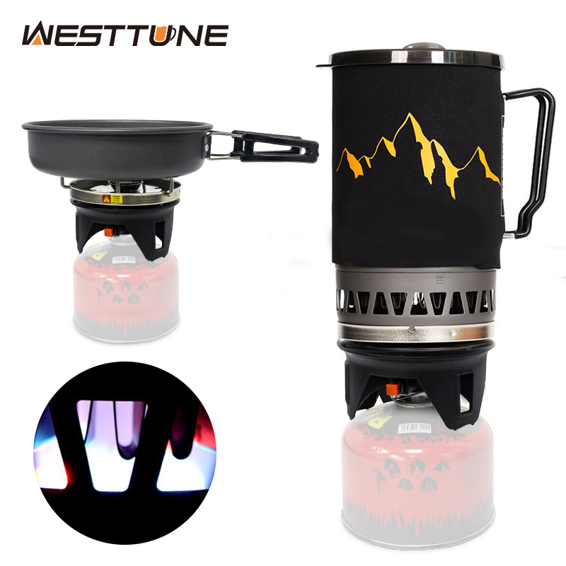 Camping Cooking Windshield - WESTTUNE Outdoor Cooking System Camping Propane