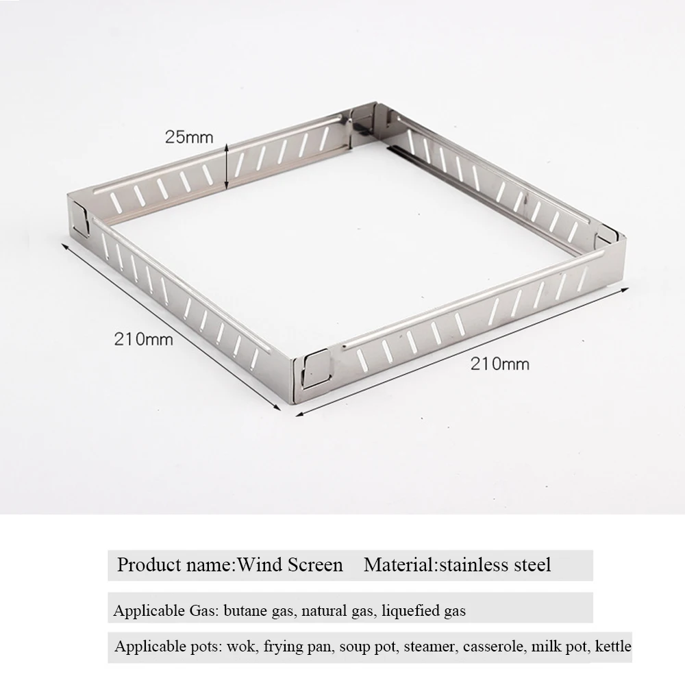 Outdoor Gas Stove Wind Screen  - огляд і ціна Camping Cooking Windshield