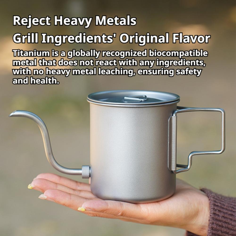 420ml Lightweight Titanium Cof - огляд і ціна Camping Cooking Lightweight