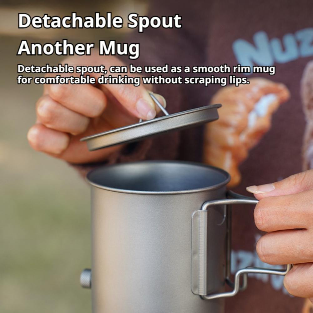 420ml Lightweight Titanium Cof - огляд і ціна Camping Cooking Lightweight