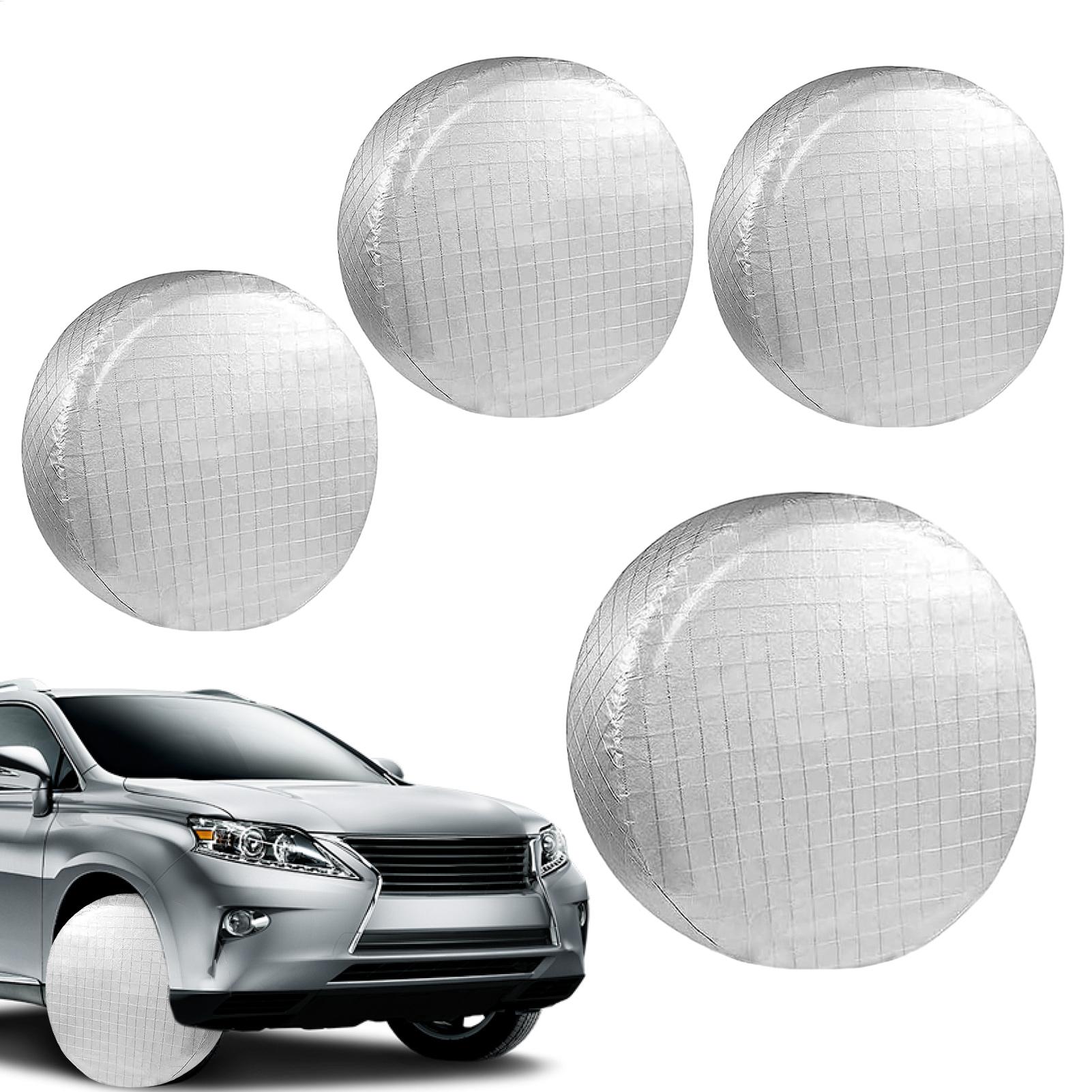 RV Tire Covers 4 Pieces Waterp - огляд і ціна Aluminum Foil Heavy Duty