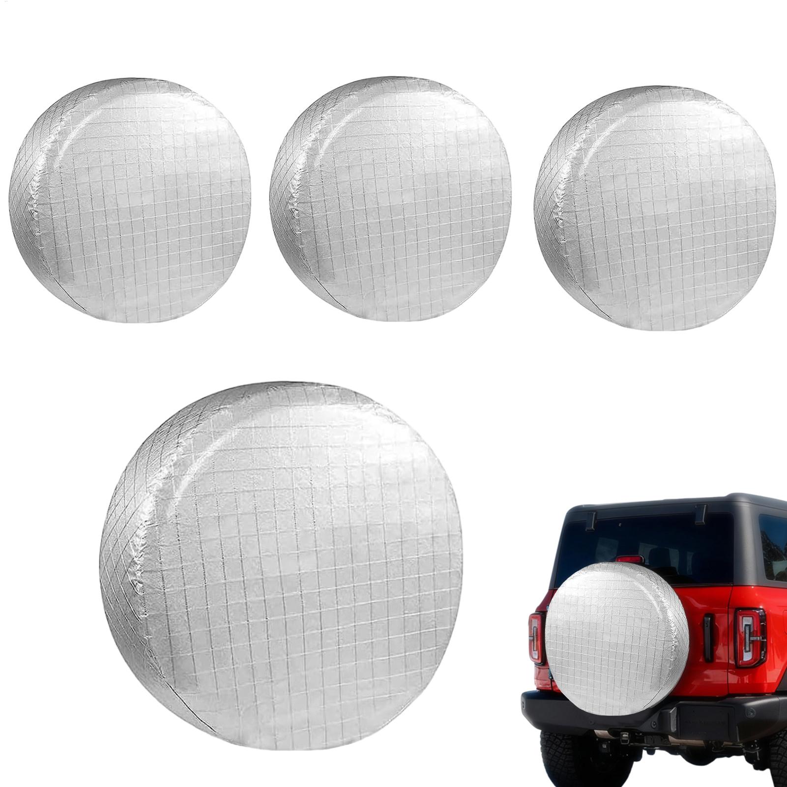 RV Tire Covers 4 Pieces Waterp - огляд і ціна Aluminum Foil Heavy Duty
