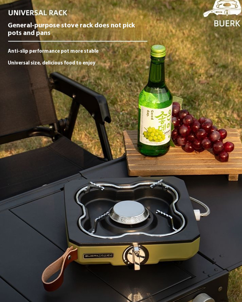 Buerk Desktop Outdoor Gas Stov - огляд і ціна Camping Cooking Windshield