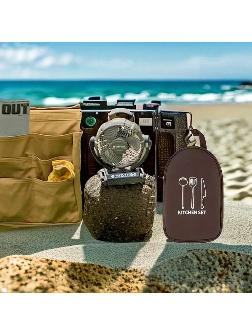 Outdoor Camping Cookware Stora - огляд і ціна Camping Cooking Utensils Storage