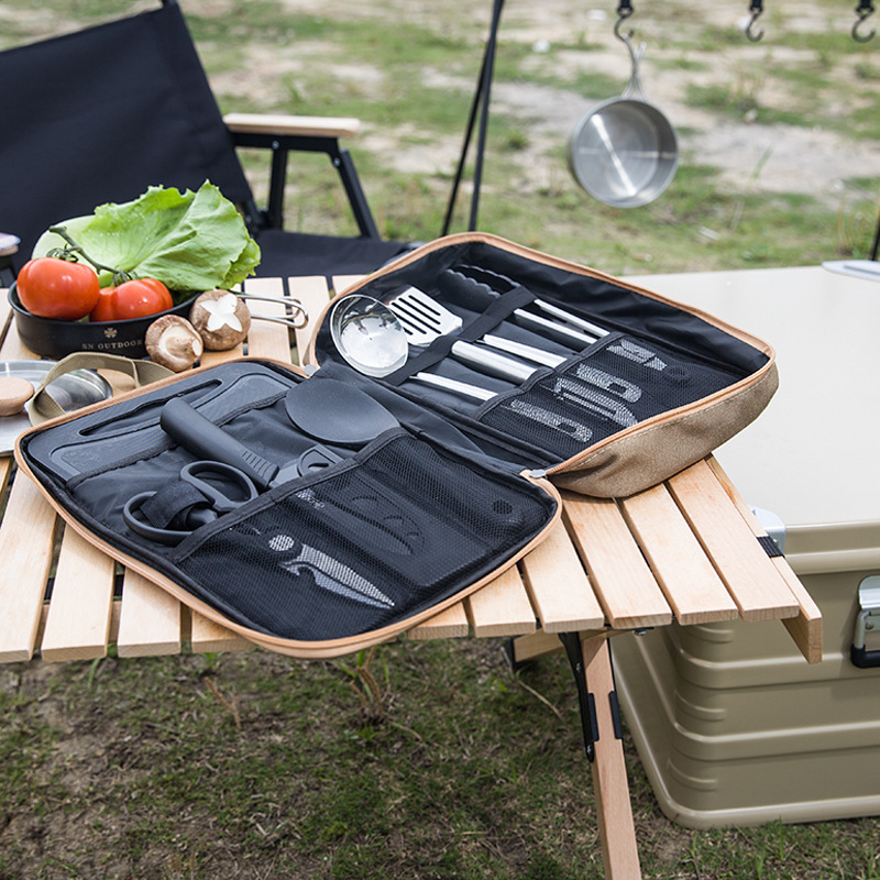 8pcs Camping Kitchen Cookware  - огляд і ціна Camping Cooking Backpack