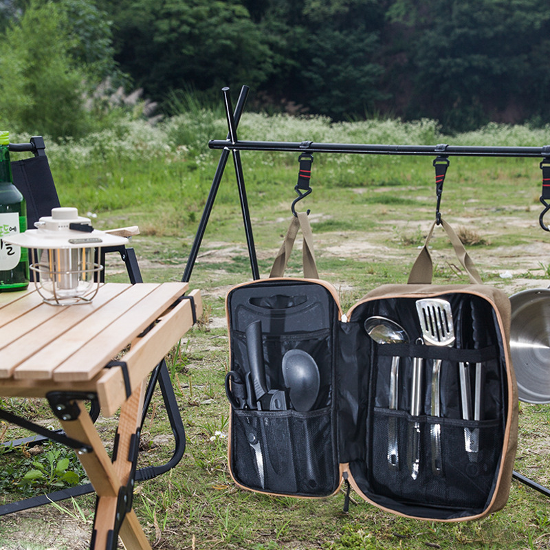 8pcs Camping Kitchen Cookware  - огляд і ціна Camping Cooking Backpack