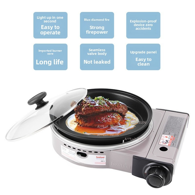 Portable Windproof Gas Stove B - огляд і ціна Camping Cooking Gas