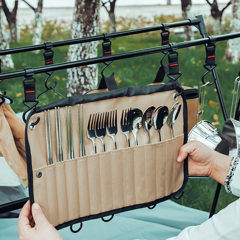 Portable Outdoor Tableware Sto - огляд і ціна Camping Cooking Utensils Storage