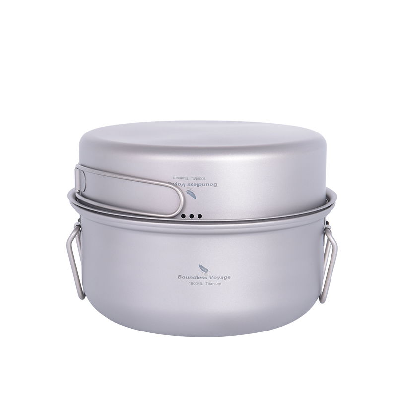 Boundless Voyage Titanium Stea - огляд і ціна Camping Cooking Set