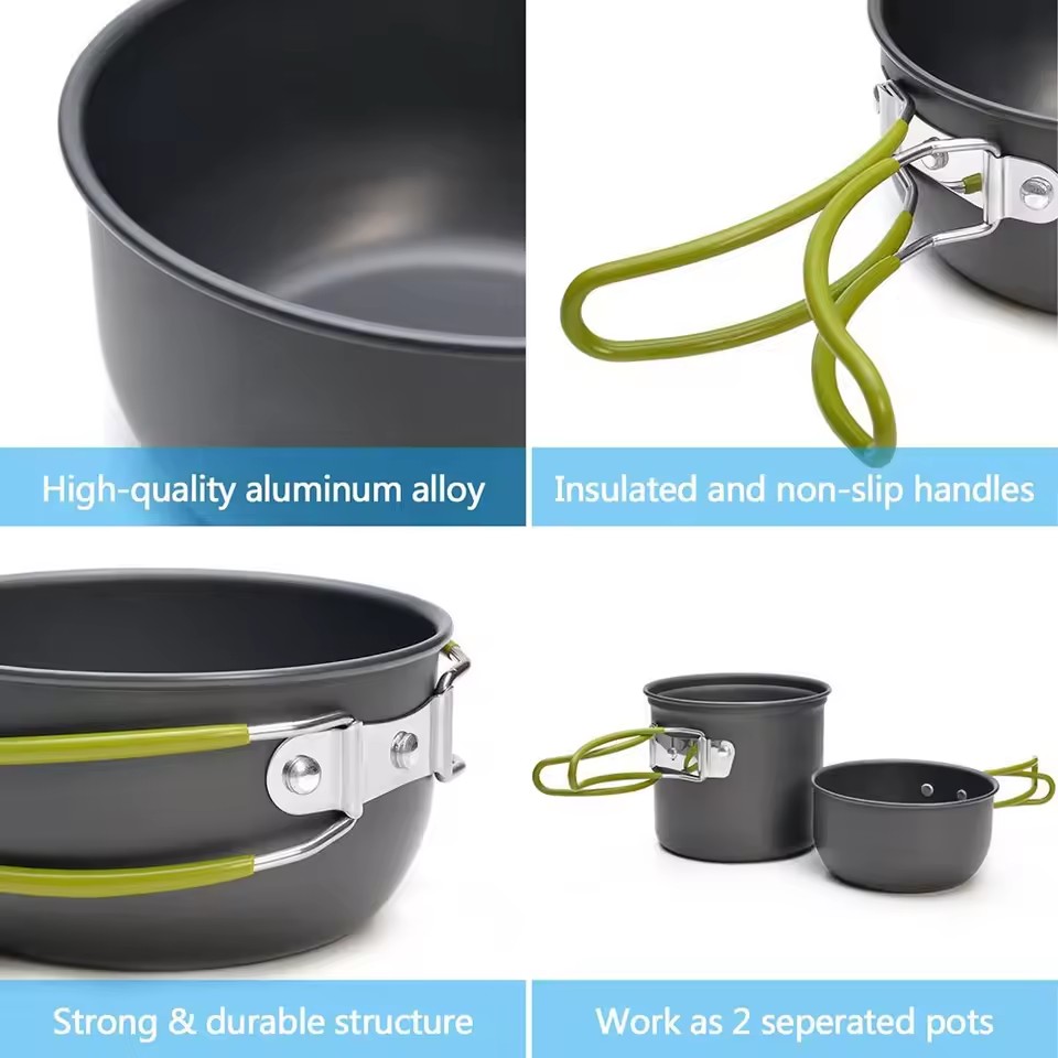 Ultralight Camping Cookware Me - огляд і ціна Camping Cooking Mess Kit