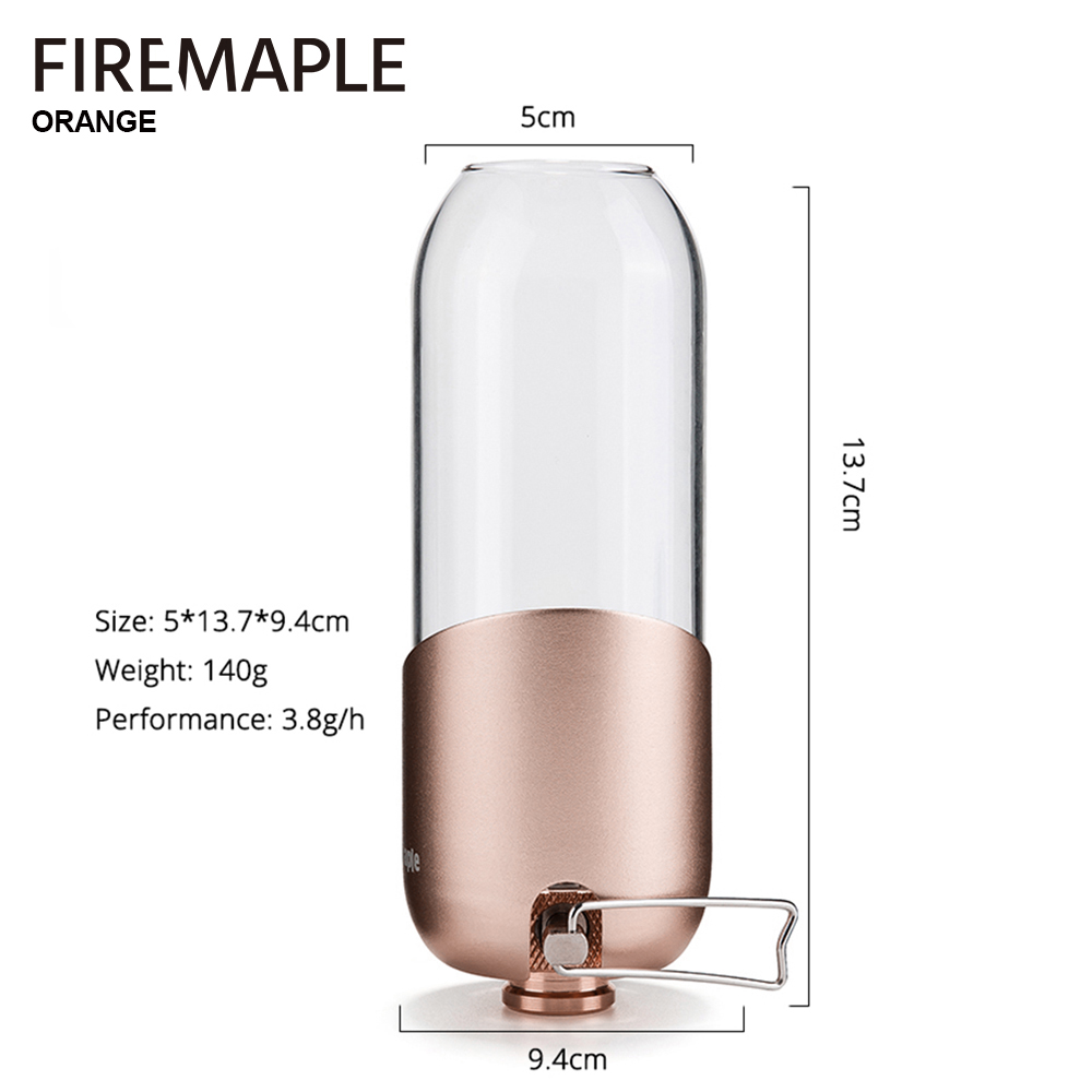 Fire Maple Orange Gas Lantern  - огляд і ціна Camping Cooking Backpack