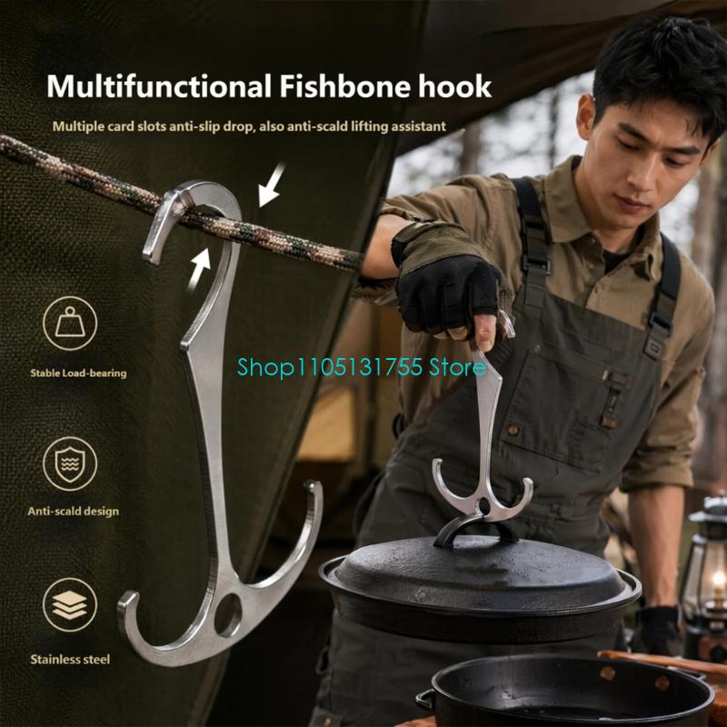 K0EF Tent Cord Utility Hook Me - огляд і ціна Camping Cooking Bag