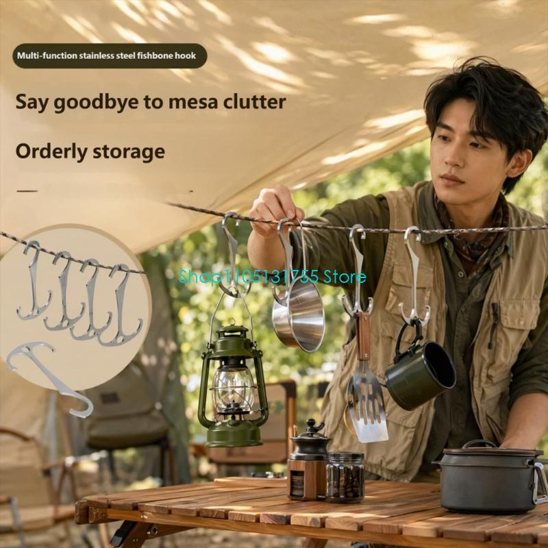 K0EF Tent Cord Utility Hook Me - огляд і ціна Camping Cooking Bag
