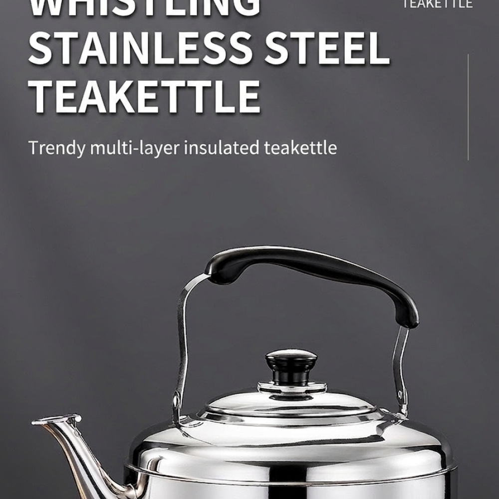 Large Capacity Whistling Tea K - огляд і ціна Camping Cooking Vessel