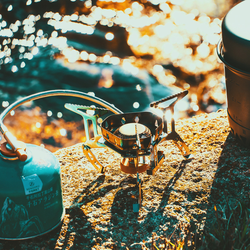 Split-type portable windproof  - огляд і ціна Camping Cooking Canister