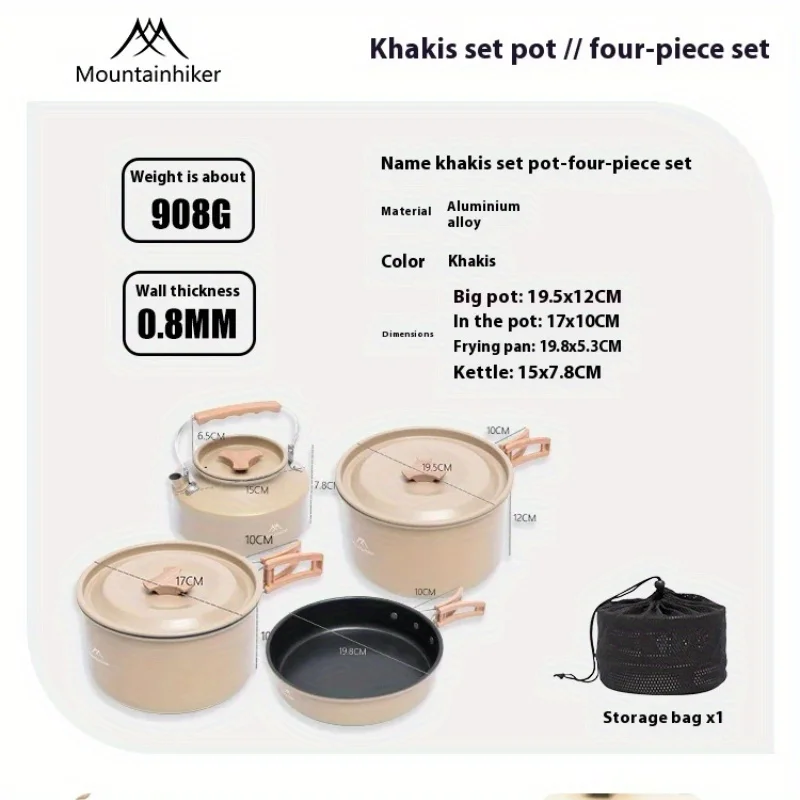 Mountainhiker new set pot kett - огляд і ціна Camping Cooking Cupboard