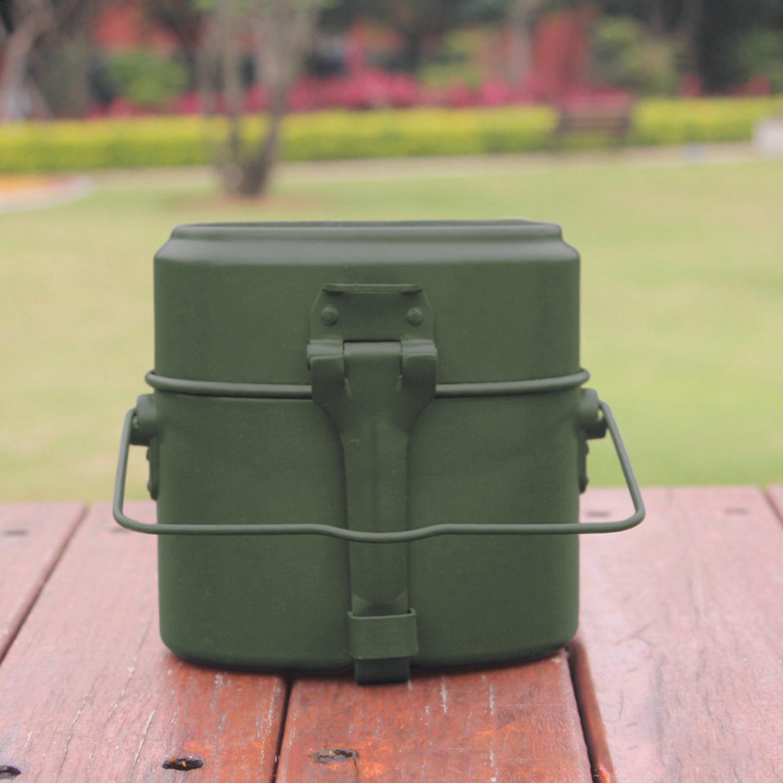 Outdoor Cooking Pot Set Alumin - огляд і ціна Camping Cooking Mess Kit