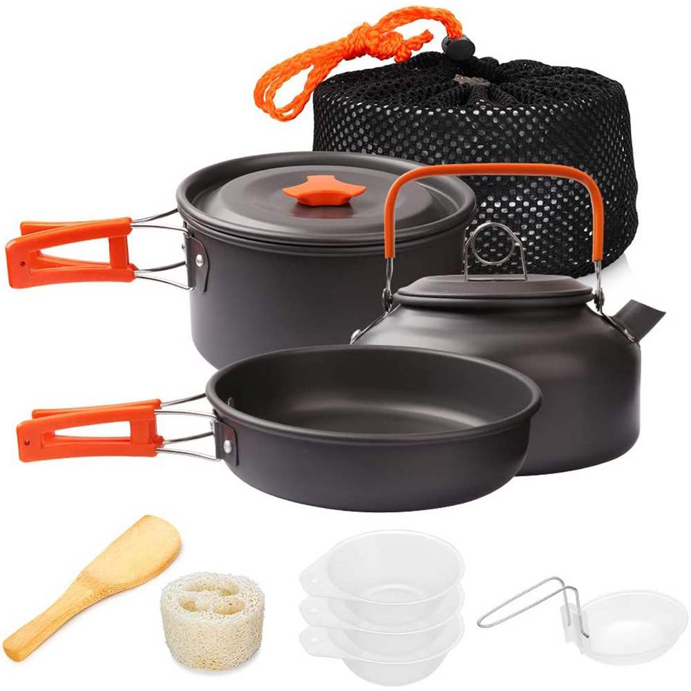 1pcs/1set Camping Cookware Kit - огляд і ціна Camping Cooking Backpack