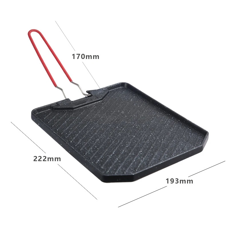 Portable Non‑Stick Grill Pan O - огляд і ціна Camping Cooking Cupboard