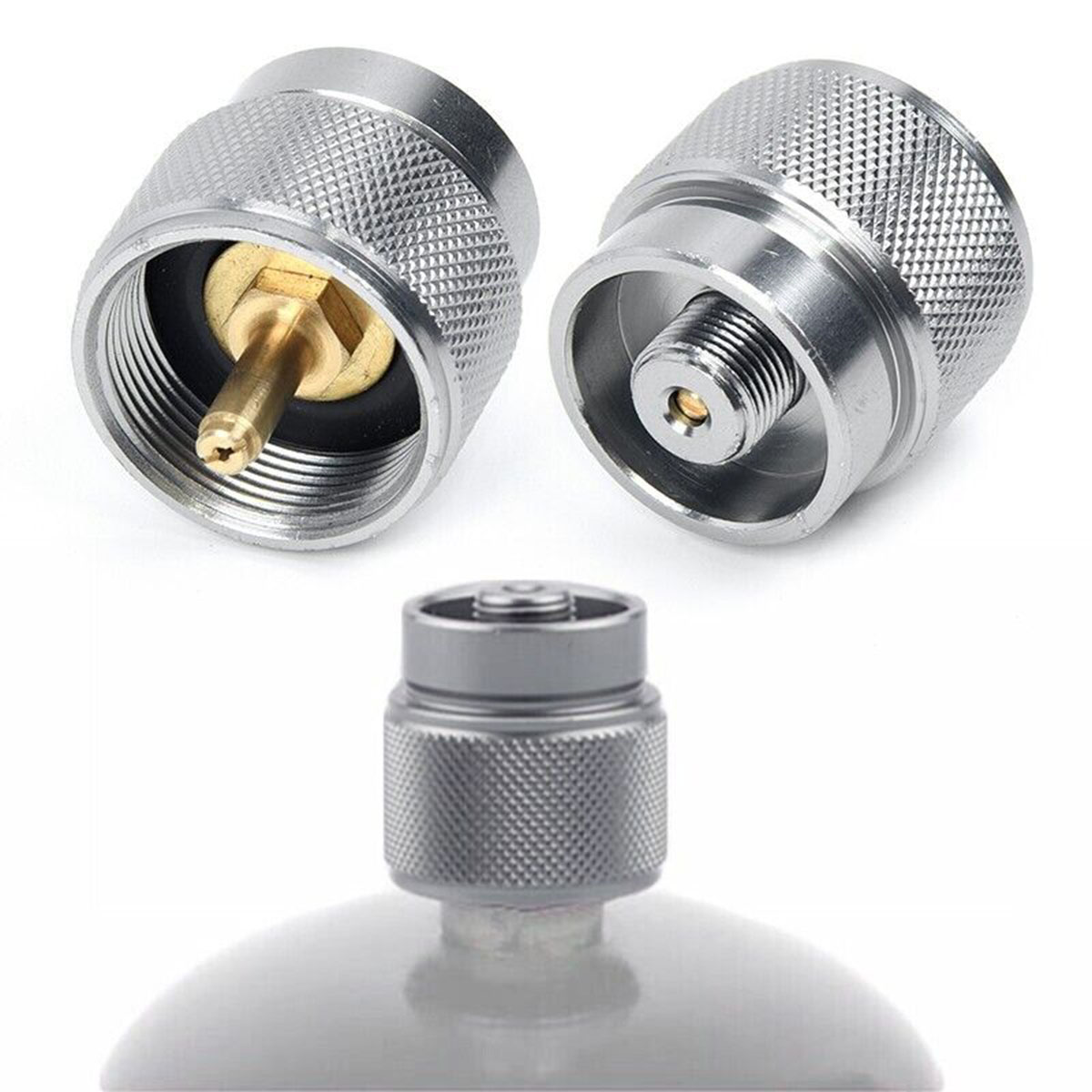 1/2Pc Gas Stove Refill Adapter - огляд і ціна Camping Cooking Canister