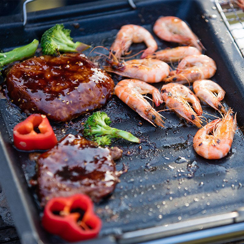 Outdoors Thick Square Grill Pa - огляд і ціна Camping Cooking Set