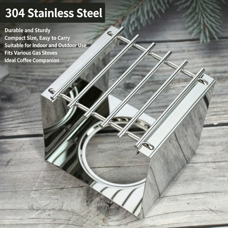 Stainless Steel Square Coffee  - огляд і ціна Camping Cooking Set