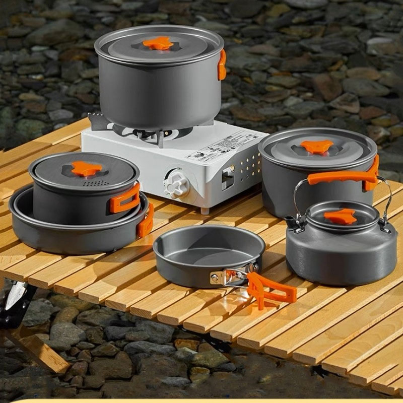 Camping Cooking Non-Stick Ligh - огляд і ціна Camping Cooking Mess Kit