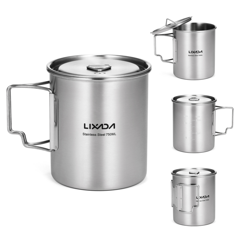 Lixada 750ml Cup Outdoor Stain - огляд і ціна Camping Cooking Backpack