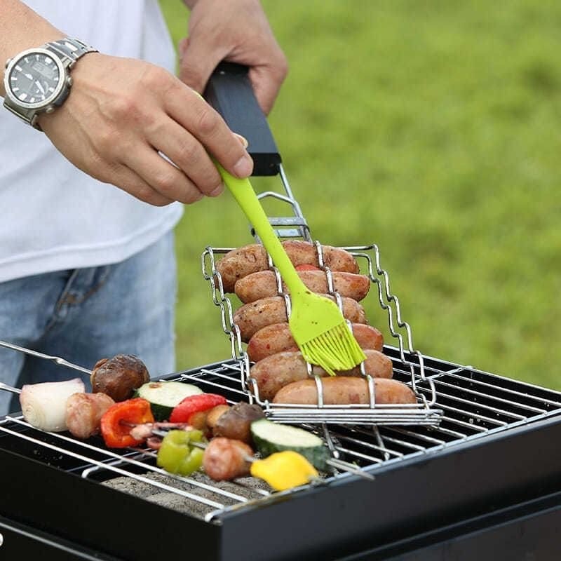 Portable Camping BBQ Grill Com - огляд і ціна Camping Cooking Lightweight