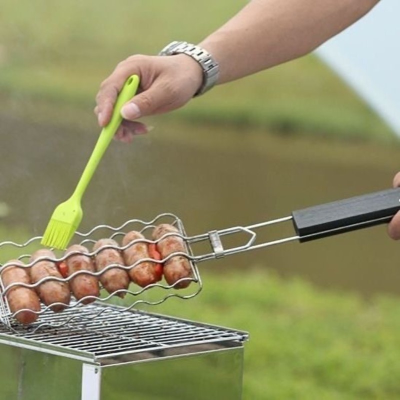 Portable Camping BBQ Grill Com - огляд і ціна Camping Cooking Lightweight