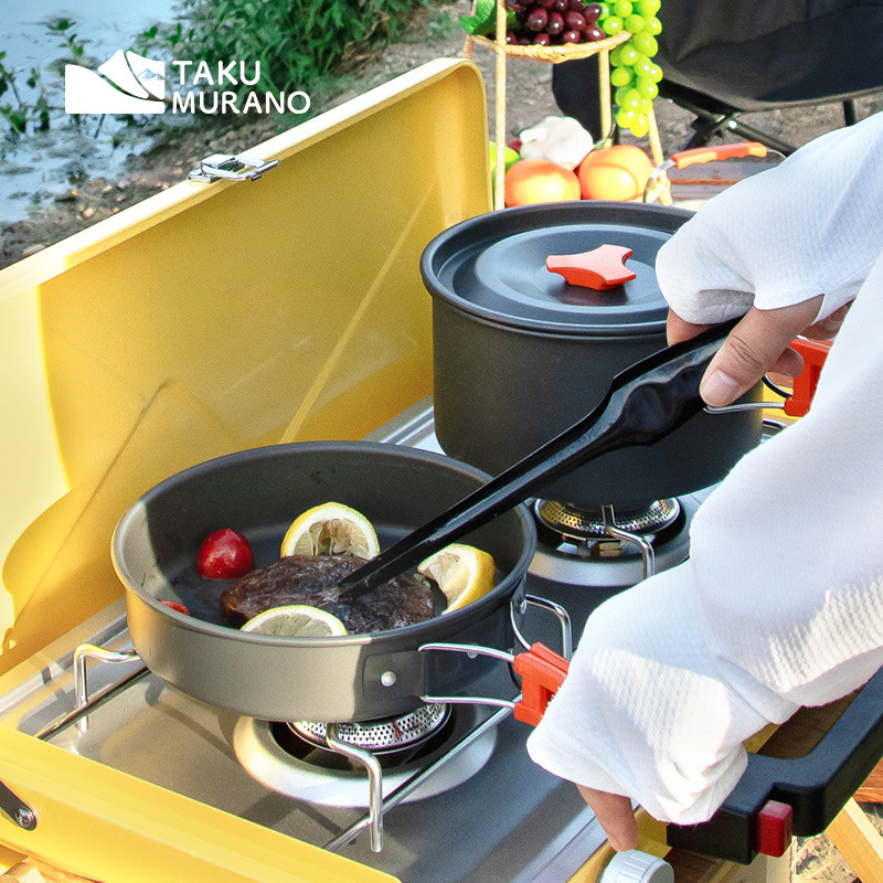 Camping Cookware Set Outdoor C - огляд і ціна Camping Cooking Backpack