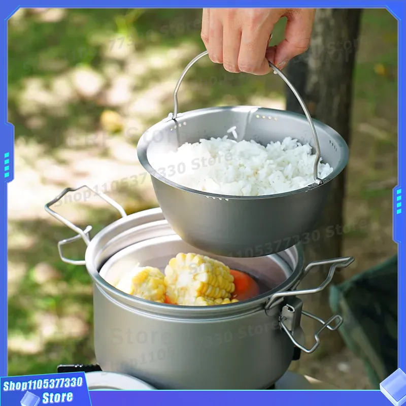 Pure Titanium Camping Pot Ligh - огляд і ціна Camping Cooking Vessel