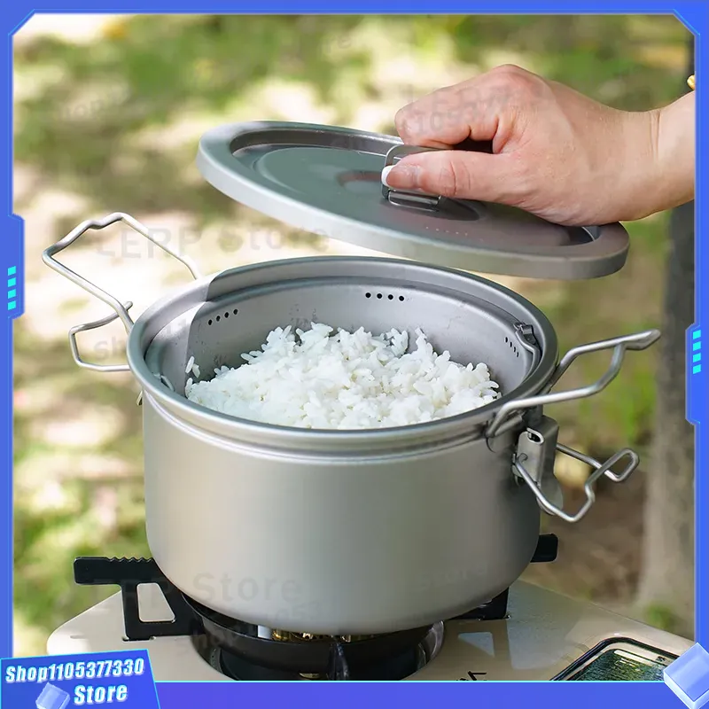 Pure Titanium Camping Pot Ligh - огляд і ціна Camping Cooking Vessel