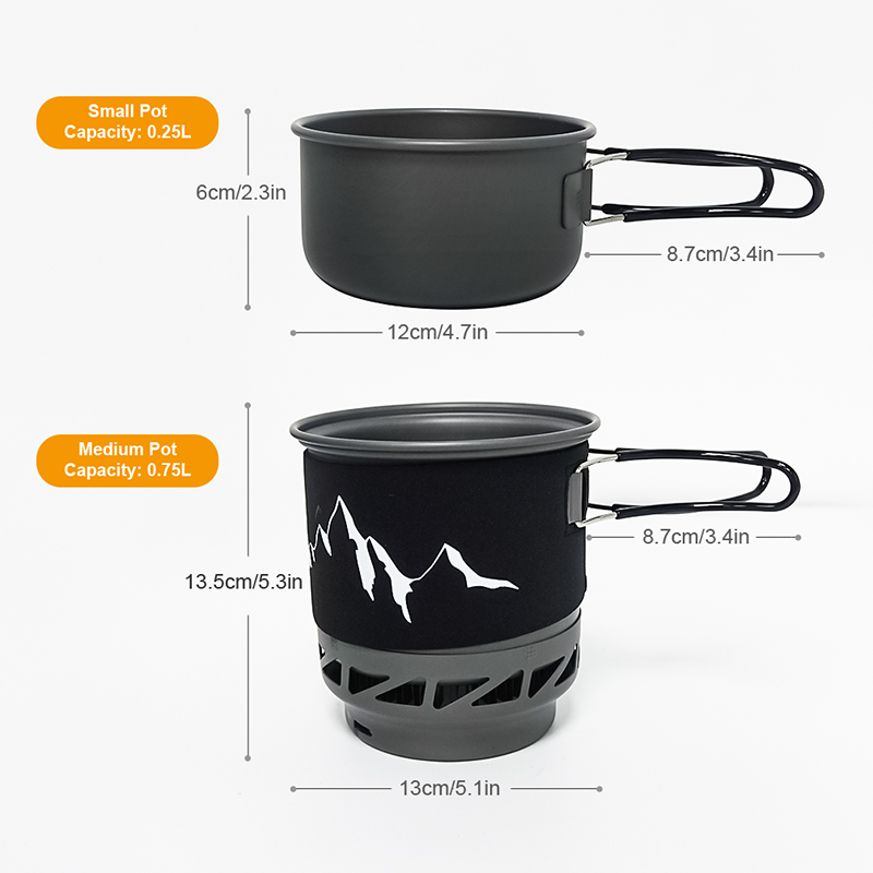 Camping Cooking Set Stove Pot  - огляд і ціна Camping Cooking Cupboard