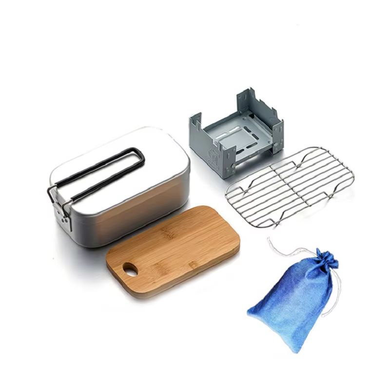 Outdoor Aluminium Mess Kit, St - огляд і ціна Camping Cooking Mess Kit