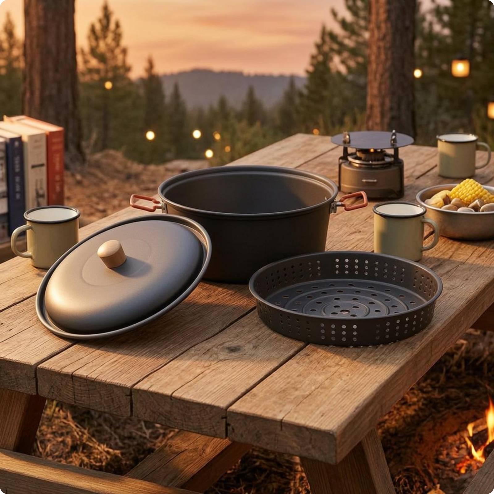 Outdoor Cooking Vessel Large C - огляд і ціна Camping Cooking Vessel