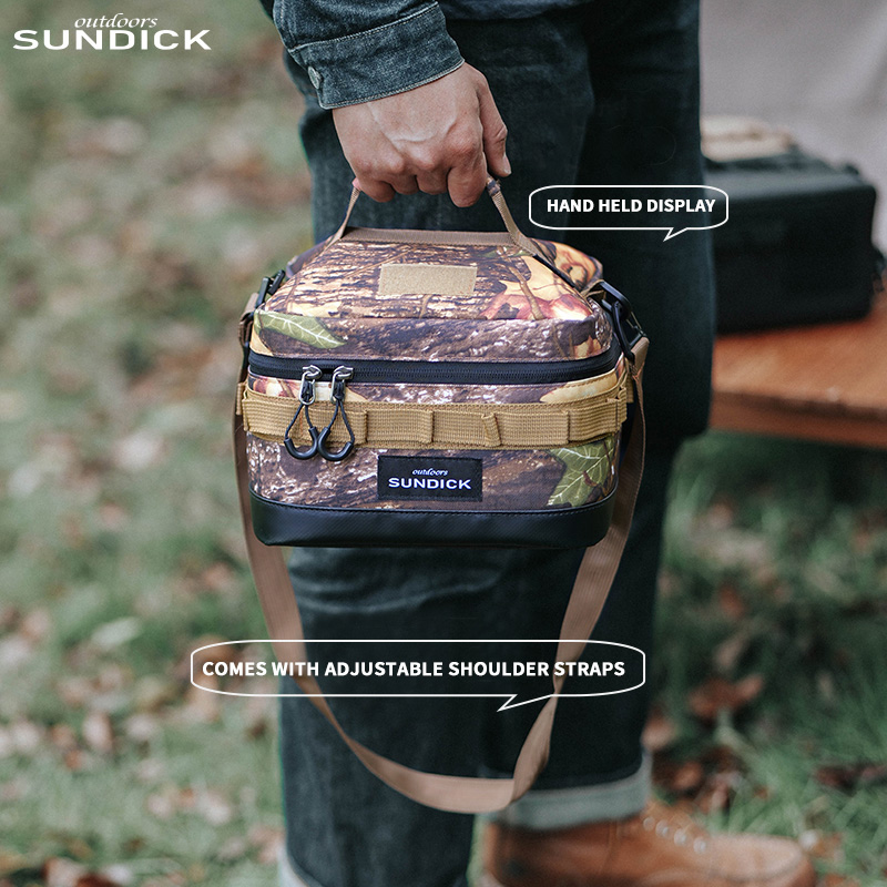 1 Black/Brown/Army Green/Camo  - огляд і ціна Camping Cooking Organizer