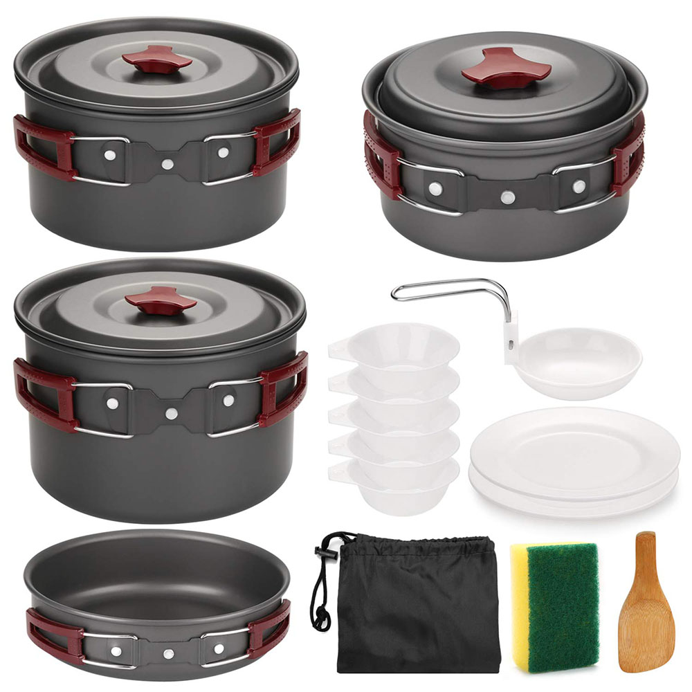 Outdoor Camping Cookware Kit N - огляд і ціна Camping Cooking Lightweight