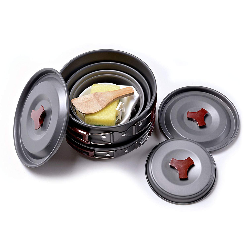 Outdoor Camping Cookware Kit N - огляд і ціна Camping Cooking Lightweight