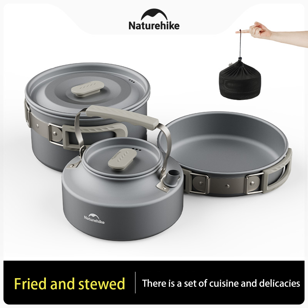 Naturehike Outdoor Pot Set,Cam - огляд і ціна Camping Cooking Set