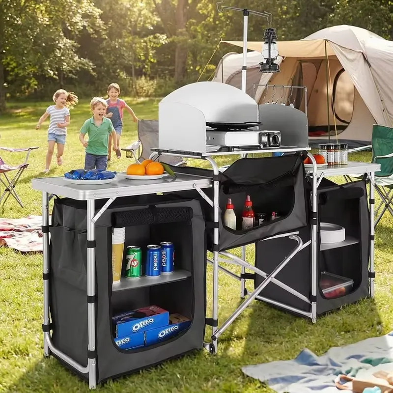 Wholesale Large Aluminum Outdo - огляд і ціна Camping Cooking Cupboard