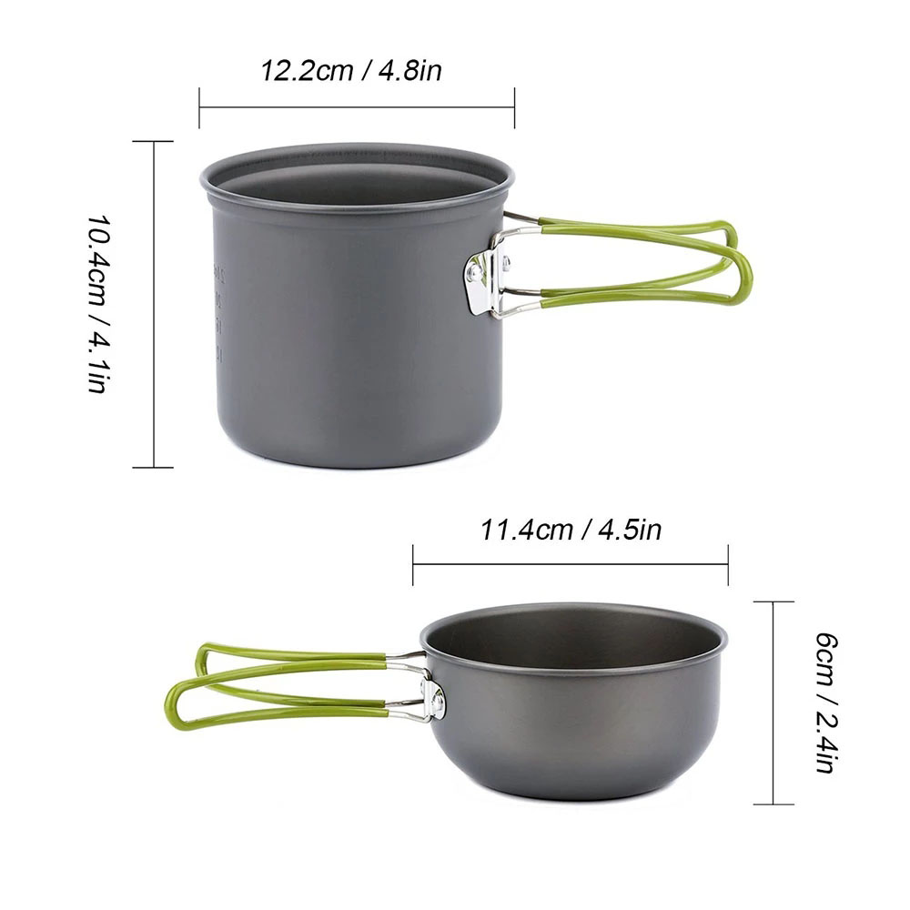 Camping Cookware Kit with Stov - огляд і ціна Camping Cooking Backpack